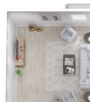 One bedroom floor plan